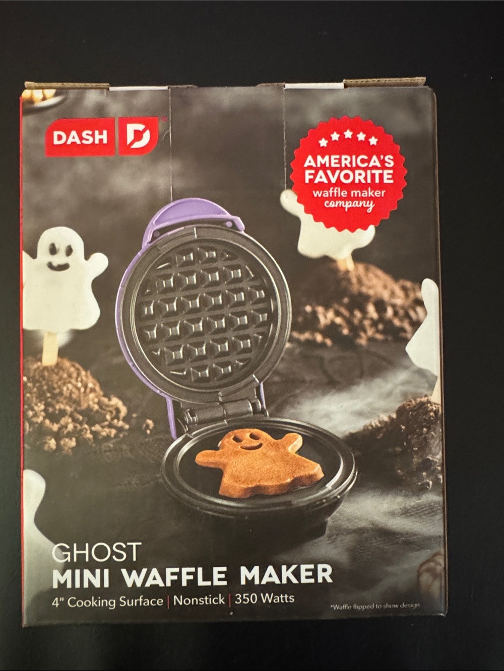 NEW: HALLOWEEN GHOST Waffle Maker - DASH - Kitchen Kids Fall Home Spooky